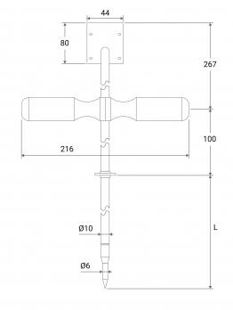 Переносний вимірювач температури серії ІТП-6-09 - schema